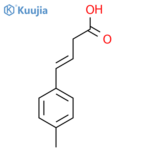 4-(4-Methylphenyl)but-3-enoic acid structure
