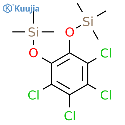 Silane, [(3,4,5,6-tetrachloro-1,2-phenylene)bis(oxy)]bis[trimethyl- structure