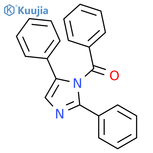 1H-Imidazole, 1-benzoyl-2,5-diphenyl- structure