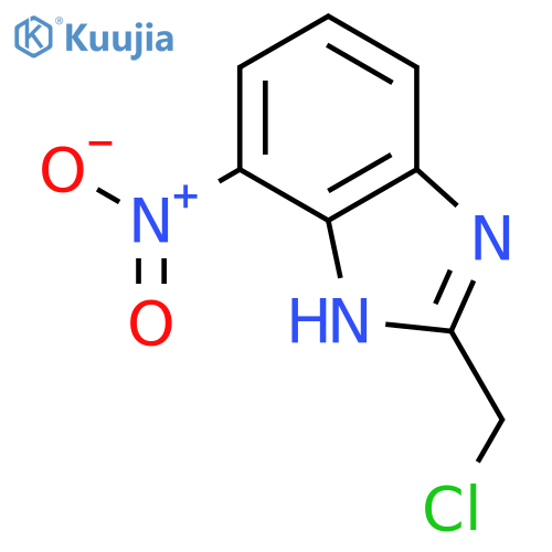 2-(chloromethyl)-7-nitro-1H-Benzimidazole structure