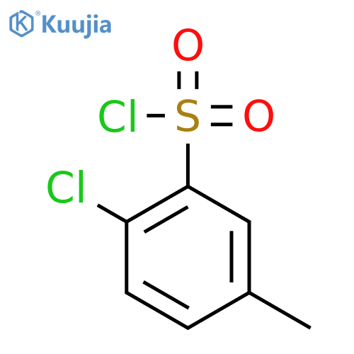 2-chloro-5-methylbenzene-1-sulfonyl Chloride structure