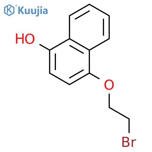 4-(2-bromoethoxy)naphthalen-1-ol structure