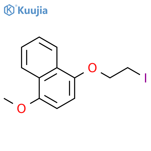 Naphthalene, 1-(2-iodoethoxy)-4-methoxy- structure