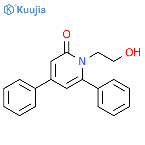 1-(2-Hydroxyethyl)-4,6-diphenyl-1,2-dihydropyridin-2-one structure