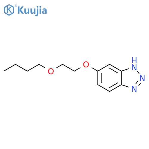 1H-Benzotriazole, 5-(2-butoxyethoxy)- structure
