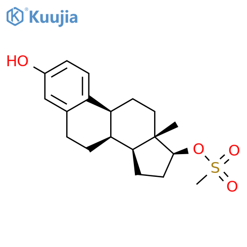 Estra-1,3,5(10)-triene-3,17-diol, 17-methanesulfonate, (8a,17b)- structure