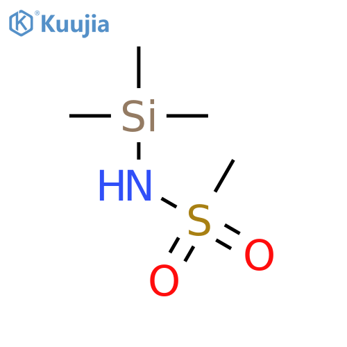 N-(Trimethylsilyl)methanesulfonamide structure