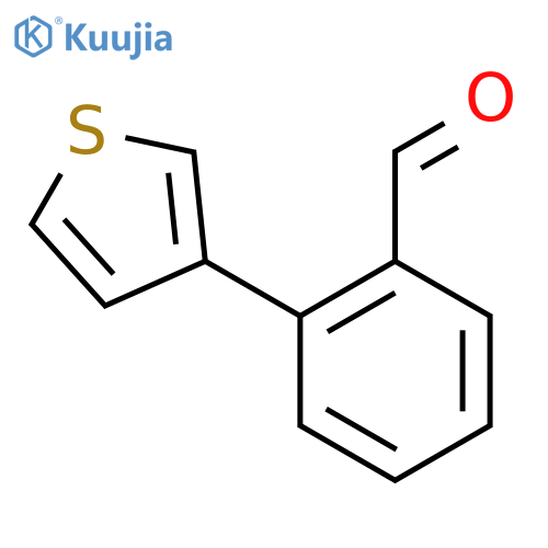 2-(Thiophen-3-yl)benzaldehyde structure