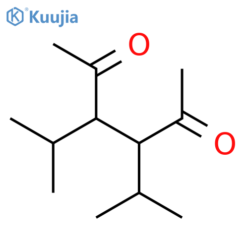 (3R,4S)-3,4-di(propan-2-yl)hexane-2,5-dione structure