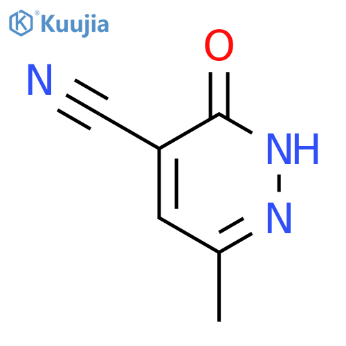 3-hydroxy-6-methylpyridazine-4-carbonitrile structure