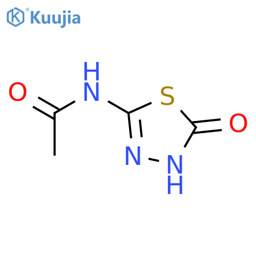 Acetamide,N-(4,5-dihydro-5-oxo-1,3,4-thiadiazol-2-yl)- structure