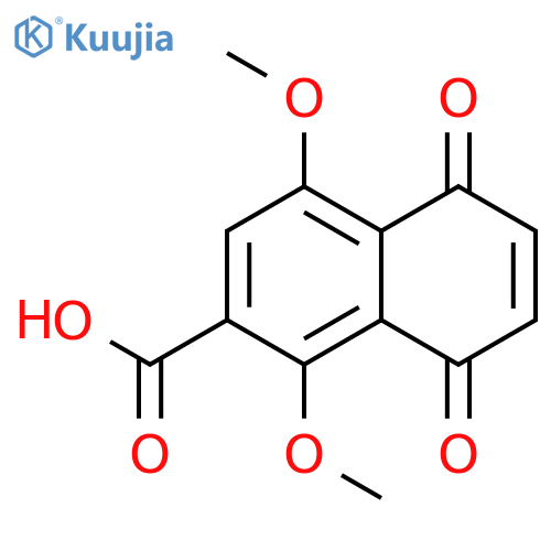 2-Naphthalenecarboxylic acid, 5,8-dihydro-1,4-dimethoxy-5,8-dioxo- structure