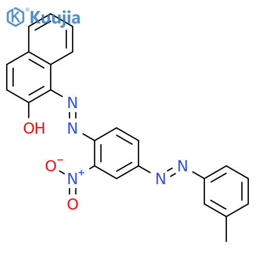 2-Naphthalenol, 1-[[4-[(3-methylphenyl)azo]-2-nitrophenyl]azo]- structure