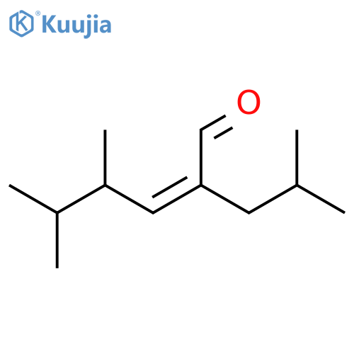 2-Hexenal, 4,5-dimethyl-2-(2-methylpropyl)-, (Z)- structure