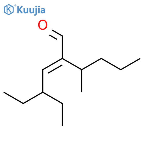 2-Hexenal, 4-ethyl-2-(1-methylbutyl)-, (E)- structure