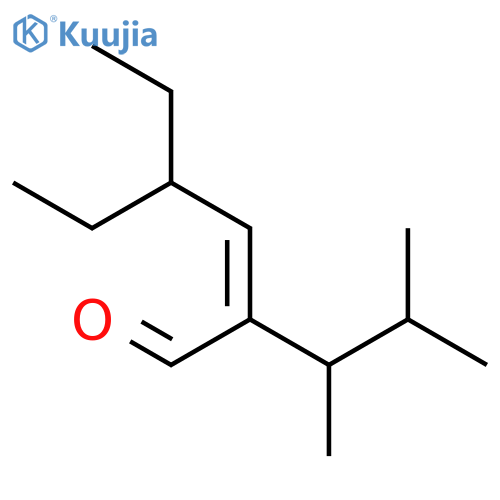 2-Hexenal, 2-(1,2-dimethylpropyl)-4-ethyl-, (Z)- structure