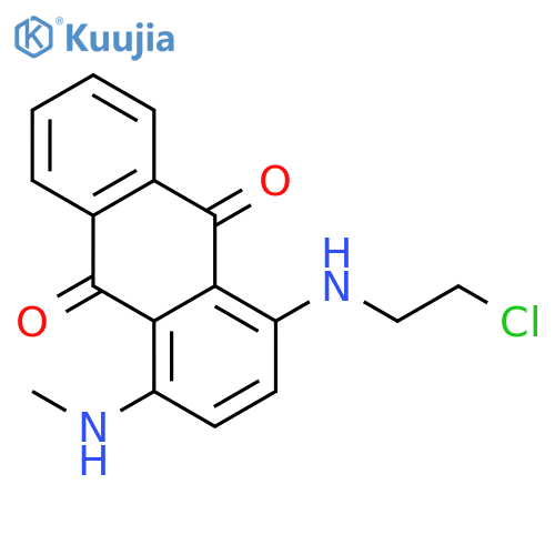 9,10-Anthracenedione, 1-[(2-chloroethyl)amino]-4-(methylamino)- structure