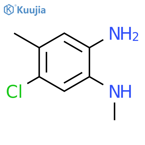 5-Chloro-N1,4-dimethylbenzene-1,2-diamine structure