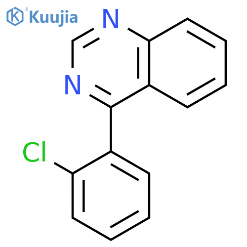 Quinazoline, 4-(2-chlorophenyl)- structure