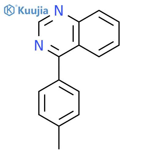 Quinazoline, 4-(4-methylphenyl)- structure