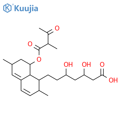 Keto Lovastatin Hydroxy Acid (3-Oxo-lovastatin Hydroxy Acid) structure