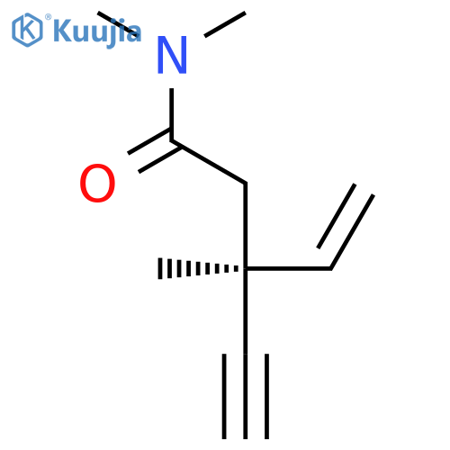4-Pentenamide, 3-ethynyl-N,N,3-trimethyl-, (S)- structure
