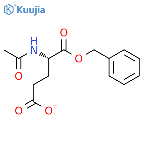 L-Glutamic acid, N-acetyl-, 1-(phenylmethyl) ester structure
