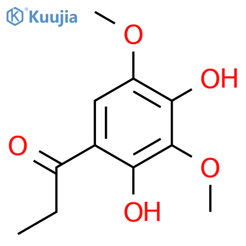 1-Propanone, 1-(2,4-dihydroxy-3,5-dimethoxyphenyl)- structure
