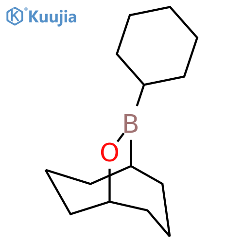 9-Oxa-10-borabicyclo[3.3.2]decane, 10-cyclohexyl- structure
