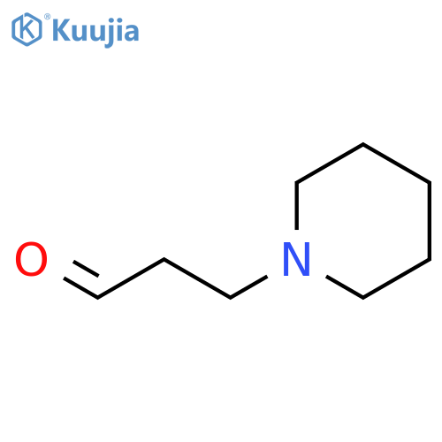 1-Piperidinepropanal structure