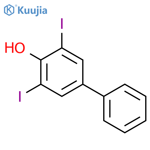 [1,1'-Biphenyl]-4-ol, 3,5-diiodo- structure