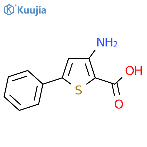 3-Amino-5-phenylthiophene-2-carboxylic Acid structure