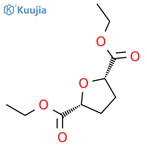 cis-tetrahydro-furan-2,5-dicarboxylic acid diethyl ester structure
