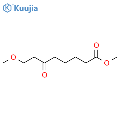 Octanoic acid, 8-methoxy-6-oxo-, methyl ester structure