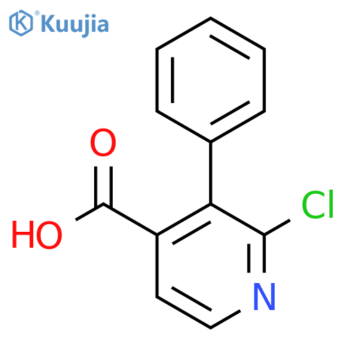 2-Chloro-3-phenyl-isonicotinic acid structure