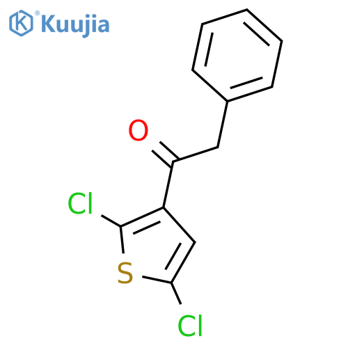 1-(2,5-Dichlorothiophen-3-yl)-2-phenylethanone structure