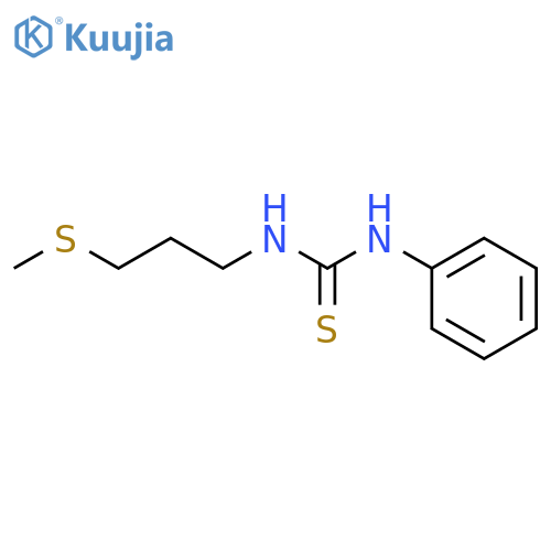 1-(3-(Methylthio)propyl)-3-phenylthiourea structure