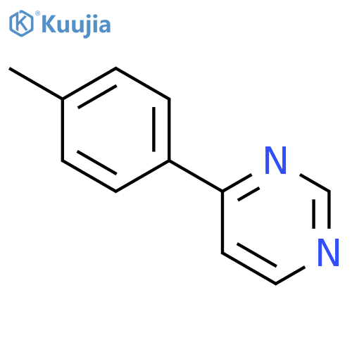 Pyrimidine, 4-(4-methylphenyl)- structure