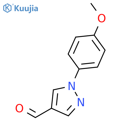 1-(4-Methoxyphenyl)-1H-pyrazole-4-carbaldehyde structure