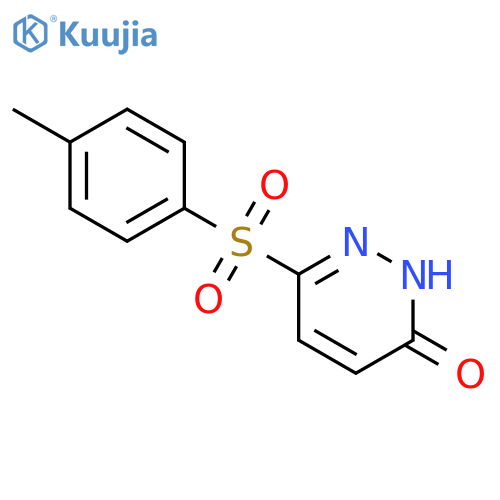 6-P-tolylsulfonyl-3-pyridazinol structure