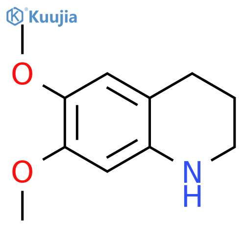 6,7-Dimethoxy-1,2,3,4-tetrahydroquinoline structure