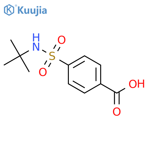 4-(tert-Butylamino)sulfonylbenzoic Acid structure