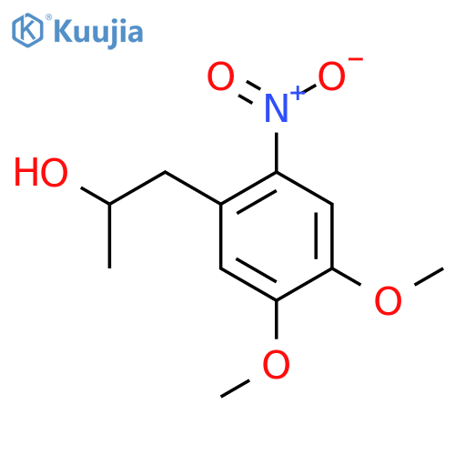 1-(4,5-dimethoxy-2-nitrophenyl)propan-2-ol structure