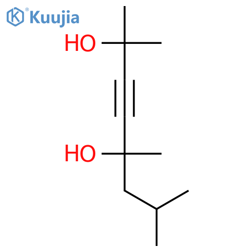 3-Octyne-2,5-diol, 2,5,7-trimethyl- structure