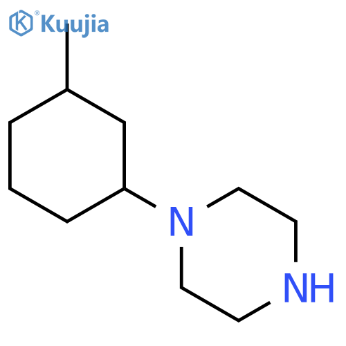 1-(3-Methylcyclohexyl)piperazine structure